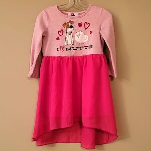 The Secret Life of Pets pink long sleeve dress
